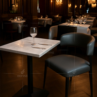 Solution de restaurant tout-en-un adaptée aux ensembles de table à manger de restaurant commercial intérieur et extérieur