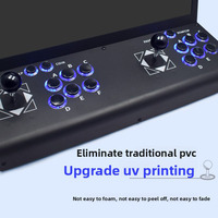 Console de jeu d'arcade personnalisable haute performance en métal de 22 pouces, 23000 jeux, prend en charge les jeux à 4 joueurs pour usage commercial et domestique