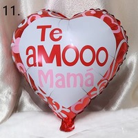Ballon en Mylar en forme de cœur de 18 pouces, rouge, amour romantique, décoration de fête pour la Saint-Valentin, anniversaire