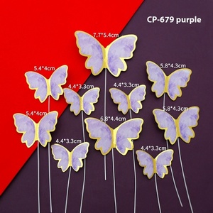 Suministros <span class=keywords><strong>de</strong></span> decoración <span class=keywords><strong>de</strong></span> pasteles <span class=keywords><strong>de</strong></span> mariposa coloridos Decoraciones <span class=keywords><strong>de</strong></span> <span class=keywords><strong>cumpleaños</strong></span> <span class=keywords><strong>de</strong></span> imaginación creativa y hermosa Popular entre los usuarios - Product Image 6