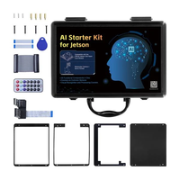 Kit de démarrage Elecrow Ai pour Jetson Orin Nano avec carte commune, 30 capteurs et 38 leçons, 30 capteurs et actionneurs divers