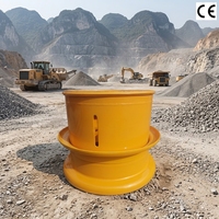 HUA MEI Baumaschinenhersteller: Neue 3-teilige 25-Zoll-OTR-Felge 25-19.5/2.5 Stahl-Laderfelgen 19.5-25 für 23.5-25