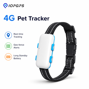 Dispositif de suivi d'animaux sans fil avec positionnement <span class=keywords><strong>GPS</strong></span> GSM GPRS 4G, alertes sonores et lumineuses, <span class=keywords><strong>compteur</strong></span> de pas et localisation en temps réel - Product Image 4
