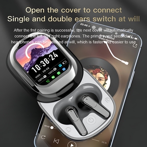 หูฟังไร้สาย Hot SE-ONE ENC TWS V5.4 สำหรับเล่นเกมส์ แบบ In-ear สเตอริโอ พร้อมหน้าจอสัมผัส ราคาขายส่ง SE-ONE TWS Ear B - Product Image 5