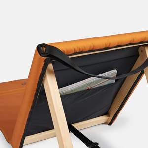 Sillas Plegables Portátiles de Madera para Exteriores, Ligeras y Compactas, con Respaldo Reclinable para Picnic, <span class=keywords><strong>Tumbona</strong></span> <span class=keywords><strong>Plegable</strong></span> para Playa - Product Image 2