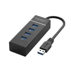 2021 Großhandel 4 Anschlüsse USB 3.0 5G USB-Daten-Hub Hochgeschwindigkeits-USB 3.0-Hub