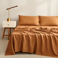 Комплект постельного белья из бамбуковой ткани, 4 предмета