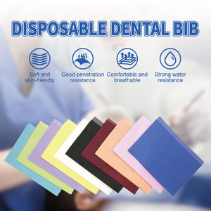 Babero Dental Desechable, Impermeable y Transpirable, Delantal para Pacientes, Suave y Amigable con la Piel, para Uso Clínico y Hospitalario - Product Image 1