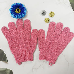 Body Scrubber Marruecos Kessa Glove Mitt Korean Lofah Exfoliante Natural Nylon Ducha Guantes de baño - Product Image 5