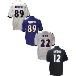 2025 nuove maglie da Football americano cucite 8 Jackson 4 fiori 0 Smith 14 Hamilton 22 Henry 89 Andrews maglia della squadra all'ingrosso - Product Image 3