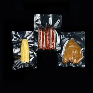 カスタム印刷プラスチックポーチbope収納シールリサイクル生分解性食品真空シーラー包装袋