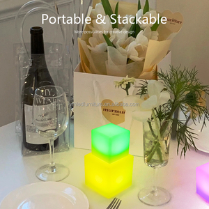 6Cm Thiết Kế Hiện Đại LED Ma Thuật Xúc Xắc Sáng Vuông Ánh Sáng Ban Đêm Phát Sáng Nhựa Cube Bảng Ánh Sáng Cho Ánh Sáng Tâm Trạng - Product Image 3