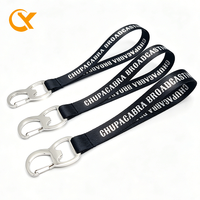 Lanière porte-outils personnalisée avec logo, porte-clés et décapsuleur métallique, lanière courte de poignet pour activités de plein air
