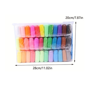 Pâte à modeler et slime ultra-légères colorées pour enfants, idéales pour la maternelle et le bricolage manuel, vente en gros - Product Image 2