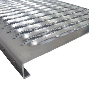 Passerelle en maille perforée antidérapante à motif <span class=keywords><strong>crocodile</strong></span> pour l'énergie photovoltaïque et l'utilisation offshore, en aluminium et acier inoxydable, soudée, robuste - Product Image 1