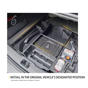 La caja de almacenamiento de espacio de neumático de repuesto para <span class=keywords><strong>maletero</strong></span> de Material PP de <span class=keywords><strong>Volvo</strong></span> Cars se puede colocar directamente sin pegar los accesorios de coche más vendidos - Product Image 5