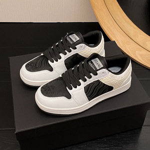 Sneakers Xiao Lant Bianche e Nere con Lacci Piatti e Rete Traspirante per Uomo e Donna, Tendenza Moda Autunno 2025, Casual e Traspiranti - Product Image 1