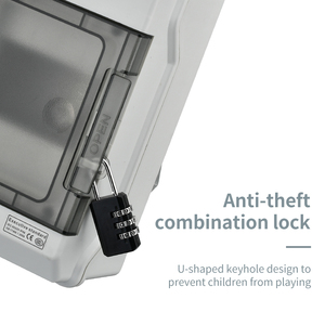 Shpn loạt HT mô hình IP66 không thấm nước ngắt mạch phân phối hộp ABS/PC vật liệu 220-400V Điện áp định mức cho sử dụng ngoài trời - Product Image 4