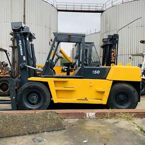 Carretilla elevadora Komatsu de 15 toneladas, carretilla elevadora de hecha en Japón fd100 fd70 fd200 fd350 fd400 fd450, elevador diésel - Product Image 6