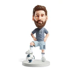 Statuette Bobblehead Personalizzate di Calciatori in Resina, Souvenir <span class=keywords><strong>per</strong></span> Atleti, Decorazioni da Scrivania, <span class=keywords><strong>Regali</strong></span> Promozionali - Product Image 2