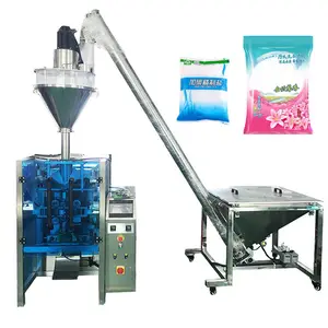 Commercial food supplement 100-500g pouch detergent powder filling packing machine