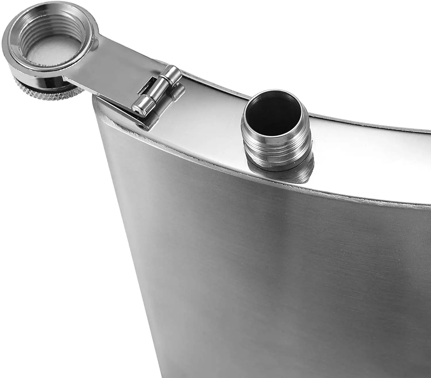 Hip Flask Leather Black Flask For Liquor And Funnel Gift For Men 6oz 8oz Leak Proof Stainless Steel Pocket Hip Flask