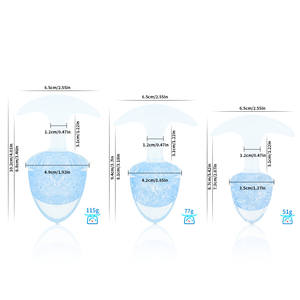 Juego de Tapones Anales de Silicona de Cristal para Adultos, Juguetes Anales para Hombres y Mujeres, Juguetes Sexuales para Mayor Placer - Product Image 6