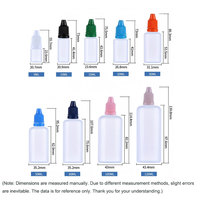 Bouteille compte-gouttes vide en PET ambré de 10, 20, 30, 50 ml avec bouchon sécurité enfant, flacon en plastique pour huile florale – Vente en gros