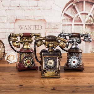 Amerikan Vintage kamera telefon modeli yaratıcı ev mağaza dekorasyon para kutusu Modern tasarım yıldönümü knick-knacks için - Product Image 1
