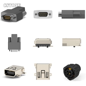 1757824-7 15 Position DShaped Connector Receptacle CabletoCable Panel Mount Shell Size 1 2.29 mm <strong>.09</strong> in Centerline Wire Cable S - Product Image 3
