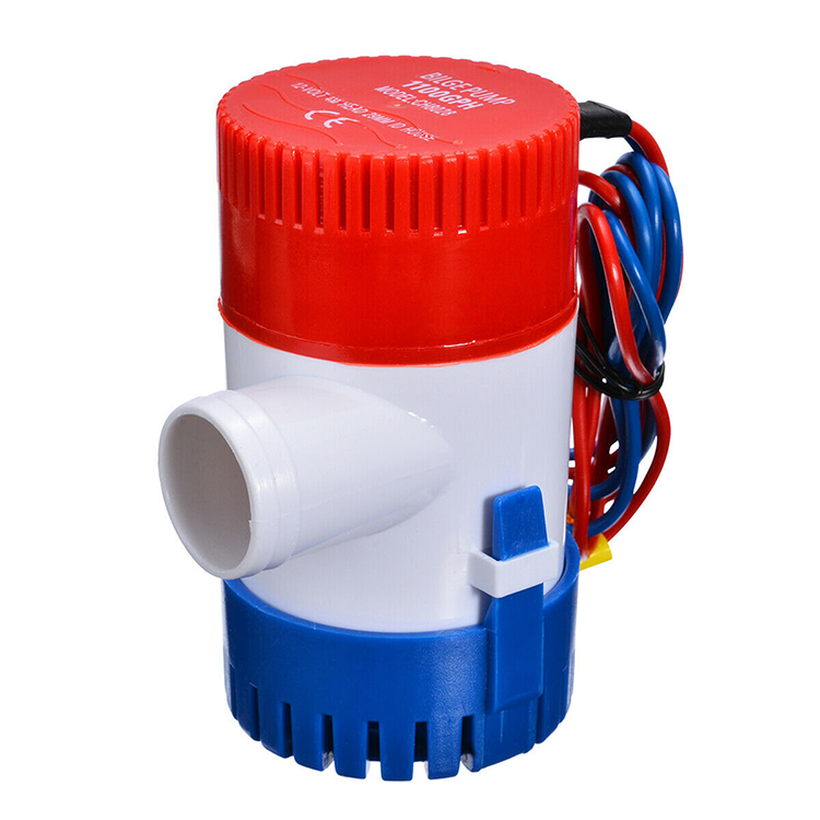 12v DC Water Pump Micro Electric Marine Submersible Bilge Pump 1100gph