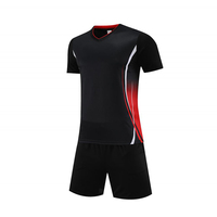 Ensemble d'uniformes de football respirants, maillot de football par sublimation, vêtements de sport en gros, maillot de football 100% polyester, t-shirt pour hommes