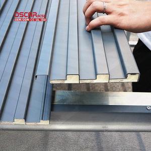 Tuiles isolantes en alliage d'aluminium pour murs extérieurs, toits et sols, utilisables dans les appartements, parcs, villas, panneaux de toiture isolés - Product Image 1
