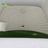 Tente de fête gonflable pour événements, avec éclairage LED, grande tente de cirque portable, tente dôme gonflable