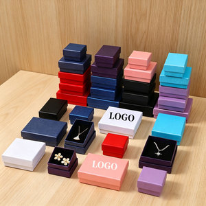 Caja de Joyería Cuadrada de Lujo Color Oro Champán con Logotipo Personalizado, Caja Exterior para Anillos, Pendientes y Colgantes, Empaque de Joyería - Product Image 3