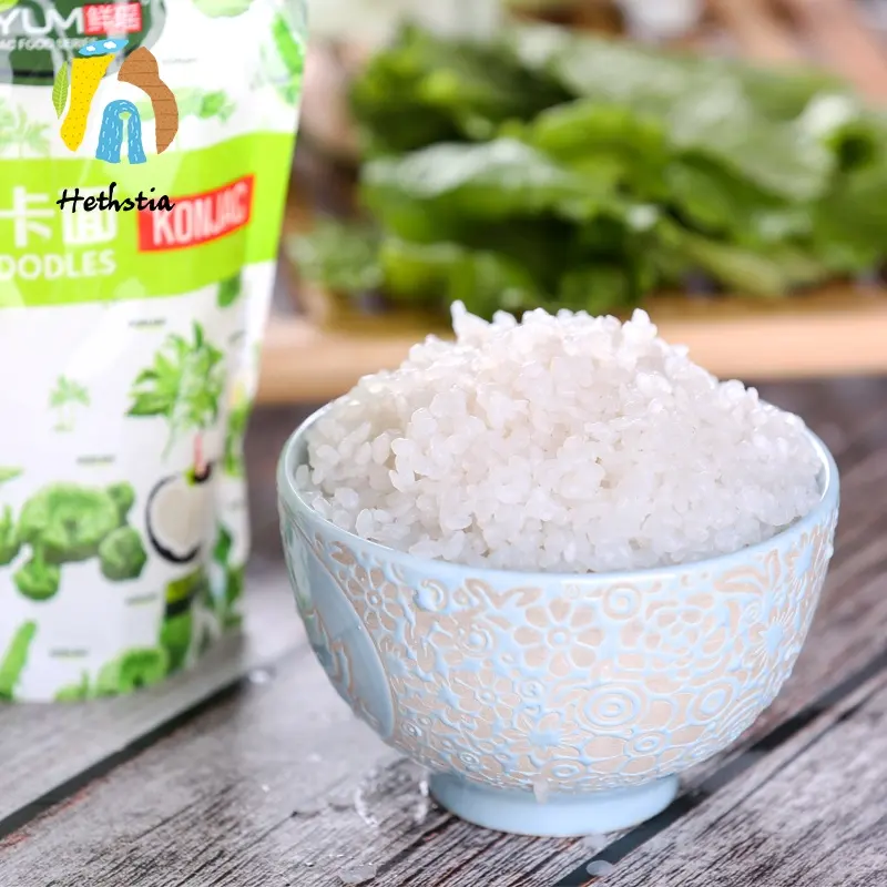 Свежий Тип тонкого риса shirataki konjac круглый рис
