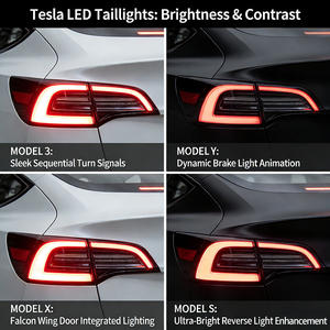 Feu arrière gauche pour Tesla Model 3, pièce 1077397-00-G, remplacement direct du feu stop LED, <span class=keywords><strong>LinTech</strong></span> Factory Direct - Product Image 4
