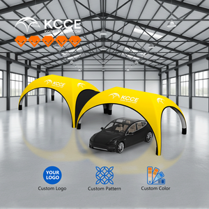 Tente gonflable publicitaire KCCE, design personnalisé, résistante au vent, portable, pour événements, dôme gonflable imperméable pour stand de salon professionnel - Product Image 1
