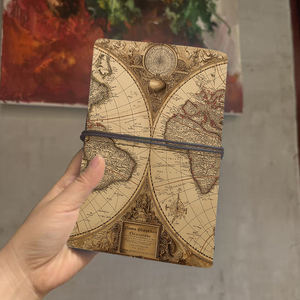 A6 Journal Tax Season y Easter Combo <span class=keywords><strong>de</strong></span> regalo para contadores con mapa del mundo <span class=keywords><strong>de</strong></span> estilo antiguo con brújula impresa en <span class=keywords><strong>la</strong></span> portada - Product Image 3