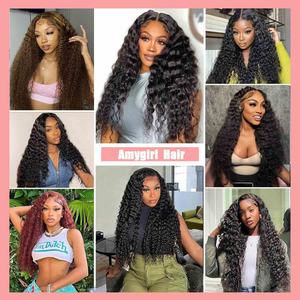 Extensions de cheveux humains 100% brésiliens non-Remy, bouclés profonds, avec ruban adhésif invisible ultra-résistant, couleur naturelle, sans effet de mélange - Product Image 6