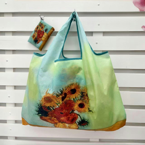 Sac de courses pliable Sac fourre-tout en matériau RPET pour un usage quotidien avec une grande capacité - Product Image 5