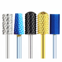 Diverses embouts de ponceuse à ongles en carbure, céramique et diamant, fraises rotatives pour lime à ongles électrique, outils de manucure et pédicure, fraises de fraisage