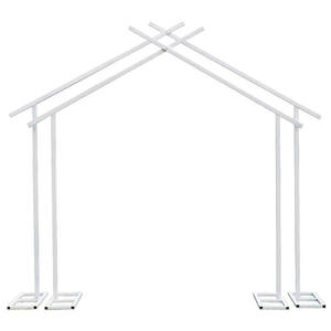 Accessoires de mariage de haute qualité Festival fête arc hexagonal étagère dorée porte de fleurs 2.5M nouvelle scène de mariage fond <span class=keywords><strong>ballon</strong></span> arc - Product Image 6