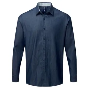 Camicia in denim a pois da uomo - Merchandising aziendale - Product Image 4