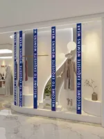 Écran d'affichage LED couleur pleine P2.5 GOB pour intérieur avec contrôle WIFI, écran publicitaire pour magasin avec cadre en acier inoxydable
