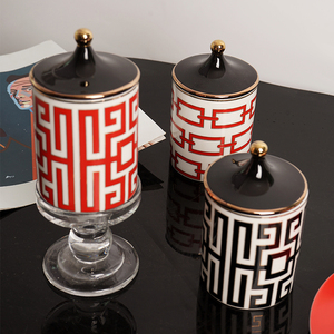 Portacandele Retrò Europeo SYL in <span class=keywords><strong>Ceramica</strong></span> con Volto Femminile, Contenitore per Gioielli, Decorazione per la Casa e la Bellezza - Product Image 2