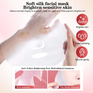 แผ่นมาส์กหน้าซูเปอร์ฟู้ด กวางตุ้ง ผลิตภายใต้แบรนด์ส่วนตัว (OEM) มะเขือเทศ บลูเบอร์รี่ อะโวคาโด เพื่อผิวกระจ่างใส ชุ่มชื้น สำหรับมือและใบหน้า วีแกน ขายส่ง - Product Image 6
