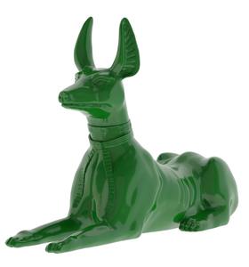 Estatua de perro de <span class=keywords><strong>dios</strong></span> egipcio de poliresina, tesoros de la tumba egipcia de Anubis - Product Image 1