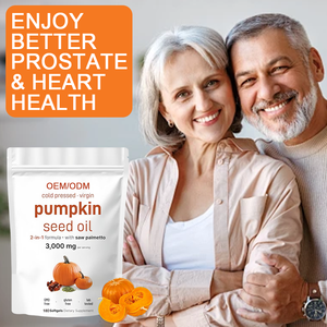 3000mg hạt bí ngô dầu Softgels với Saw Palmetto tinh khiết Trinh dầu axit béo thiết yếu phytosterol hỗ trợ tóc tiết niệu - Product Image 6