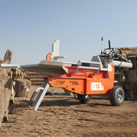 Fendeuse à Bois à Prix Abordable, Machines Forestières Entraînées par PDF avec Lève-Bûches, Machine de Traitement du Bois